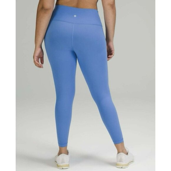 Lululemon Wunder Train High-Rise Tight 25" Blue Nile Sz 20 EUC - Picture 1 of 6